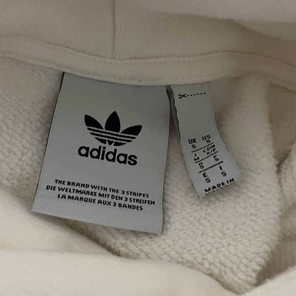 Adidas Cream Hoodie with Logo - Picture 4 of 4
